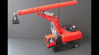 Lego Technic RC excavator (Telescopic) | 7 functions, 2 motors!