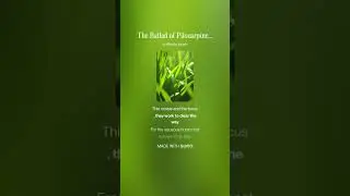 The Ballad of Pilocarpine   folk female vocal