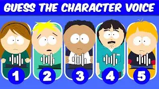 Guess the SOUTH PARK Characters by Their Voice | Fun Challenge