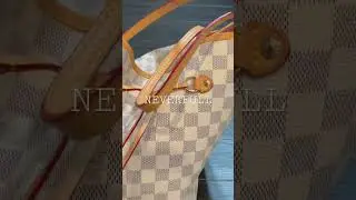 LOUIS VUITTON- Neverfull Damier Azur in  Rose Ballerine Pink (Pull Both Sides Create Different Look)