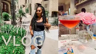 GIRLS NIGHT, COCKTAIL CLASS, COOKING TIKTOK RECIPES, ABSTRACT NAILS| WEEKLY VLOG