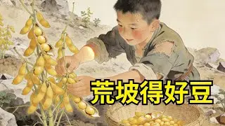 分田時哥哥挑肥地，留給弟弟一塊亂石坡。他不死心種黃豆，收成少卻豆香濃鬱！商人搶著收購，原來土裡埋著前朝貢豆種！#故事頻道#聽書#民間故事#説書#善有善報#爽文