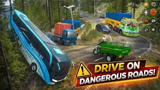 Bas Bach Gaye 😱 | Khatarnak Pahadi Road Thoda Sa Aur… Aur Bus Gayi 😨 | Narrow Escape 🔥😱