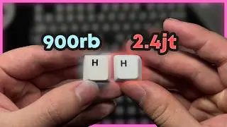 PLASTIC-FEEL CERAMIC 🗣️🔥 (Budget Cerakey) || Dareu Ceramic Keycaps UNBOXING & REVIEW || Indonesia