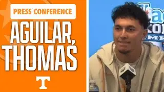 Tennessee football QB Joey Aguilar and Star Thomas talk after Syracuse win I GBO