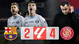 Barcalona vs Girona fc || 2 - 4 Highlights All Goals || Athletic Insight