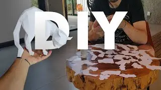 DIY - Gato 3d de papel para decoração + Download Grátis