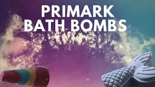 Primark august  - unicorn and mermaid bath bomb demos