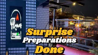 Birthday Surprise Planned for Bhabhi😊| Rooftop Restaurant🧑&zwj;🍳