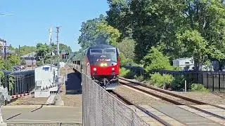 CT Rail Connecticut- P40DC #6710 Arriving at Wallingford