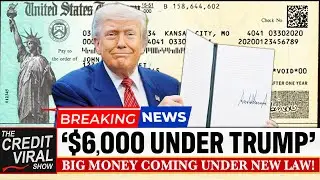 Получите прямо сейчас! 6000 долларов по новому закону президента Трампа | Хорошие новости для мил...
