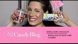 RuPaul Candy Bar Review: RuPaul Candy Bar Dark Chocolate & RuPaul Hard Candy from Sweet!