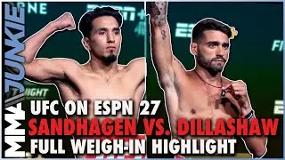 UFC on ESPN 27 weigh-in highlights: Everyone hits mark