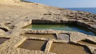 Xlendi Watch Tower and the salt pans.