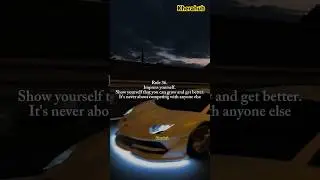 Grey Lamborghini on the road. Speed mindset. Self growth.