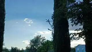 Highlight 1:41:15 - 1:46:15 from Sunset Skywatch watching the storm clouds drift by.