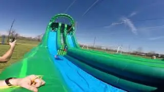 houston party rental interactive inflatables moonwalks dual zipline