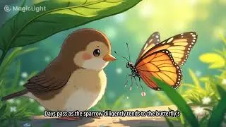 The Sparrow Who shared Her Wings