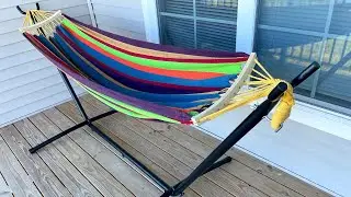 SZHLUX Double Hammock with Stand: Unboxing & Assembly