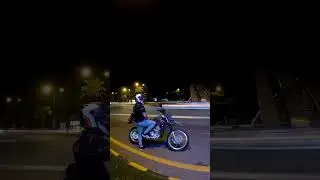 A pause in the traffic    #bikelife #adventure #gopro #nightlife #dr650 #motorcycle