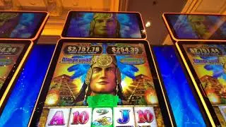 💰 🎰 Mayan Chief Boosted Great Stacks & Peacock Beauty Gold💥 at the Venetian
