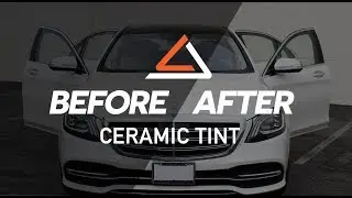 Before and After Ceramic Tint Installation - MotoShield Pro