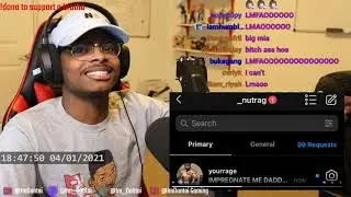 ImDontai Reacts To NutRag Sliding In YourRage's & My Wife's DMS