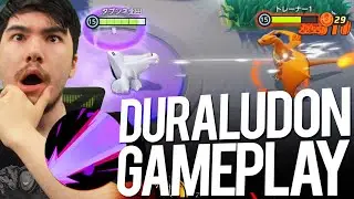 *NEW* POKEMON DURALUDON GAMEPLAY REVEAL / FIRST IMPRESSIONS ! ( TANKY CRAMORANT ? ) POKEMON UNITE