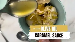 Viral olive oil caramel | 2-Ingredients | No cooking & no equipment required