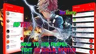 #(14)How To Add Flipper Text On Status, Call,||Tutorial video 📷|