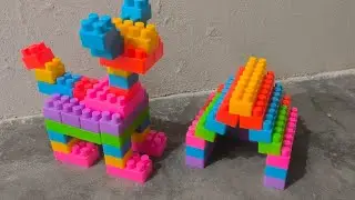 Satisfying DIY ASMR Dog 🐶 And Dog House 🏡 | Building Blocks | Lego Sounds 