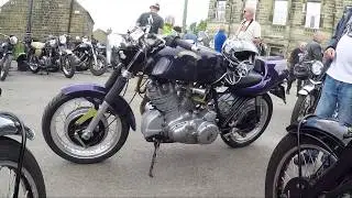 The Vincent Owners Club, classic motorcycle day, Crich