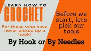 Crochet for those who have never held a hook before, tools to start #crochetbeginners #crochettools