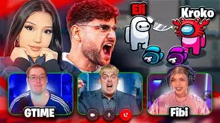 😱DAS BESTE IMPOSTER GAMEPLAY JEMALS!!😡😱 Mit Eli, Kroko, Fibi & Co!