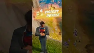 Clark Kent gets the easy Crown Royale then Suits up into his Superman Suit! #fortnite #solo