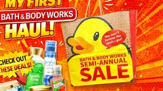 My FIRST Bath and Body Works Semi-Annual Haul (Outlet)