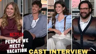 People We Meet on Vacation Interview: Tom Blyth & Emily Bader on Love, & That Steamy Dance Scene