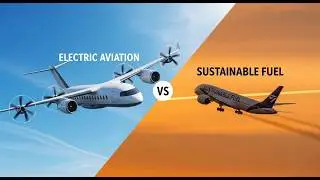 Aviation's Electric vs  Sustainable Fuel Future