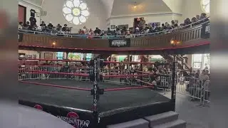 Pro wrestling group celebrating 3 years in Illinois after turning abandoned Macomb church into arena