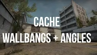 CS:GO | Cache Wallbang + Angles | Many wallbangs