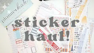 STICKER HAUL! | My latest Planner Kate order :)