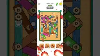 Soluci&oacute;n nivel 100 - Wood screw puzzle