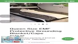 Emf Grounding Earthing Blanket Queen Emf No Choice eBay Review