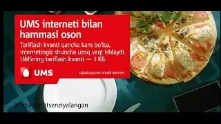 UMS Internetining narxlash kvanti 1 KB