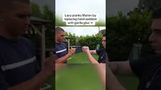 LACY PRANKING MARLON WITH GORILLA GLUE 💀🤣 #explore #funny #mustwatch #trending