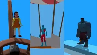 Fall Break Gameplay Spiderman Hulk Squid Game Rag Doll Fall Huggee Wuggy