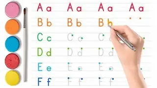 Aa to Zz Alphabet for Kids | Capital & Small Letters | English & Hindi ABC Learning Video