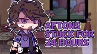 Afton Family Stuck In a Room For 24 Hours | FNAF | Afton Family | Gacha Club | My AU