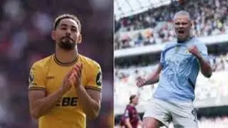 English Premier League Football Match  Manchester City FC Versus  Wolverhampton Wanderer  FC