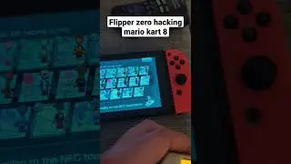 Flipper Zero hacking Mario kart 8